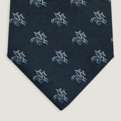 HERMES ネクタイ ポケットチーフ セット 猫とネズミ柄 659456T 02_wornsquare_wm_1?
